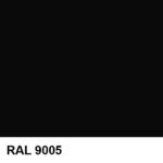 Black glossy RAL 9005