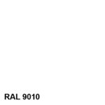 White mat RAL 9010